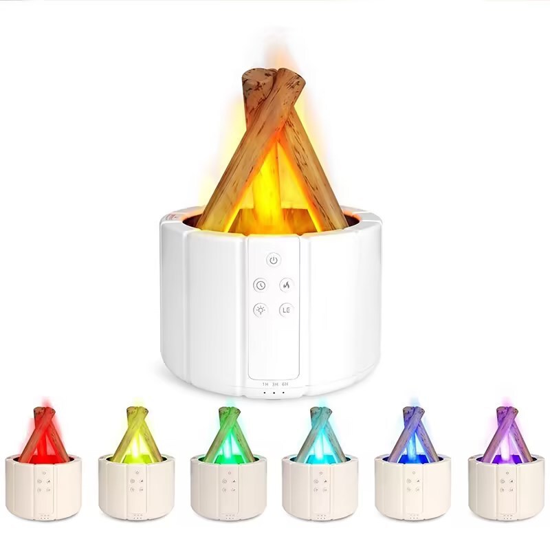 クロスボーダーシミュレーション炎アロマセラピーマシン加湿器超音波エッセンシャルオイルアロマディフューザー家庭用空気加湿器卸売|undefined