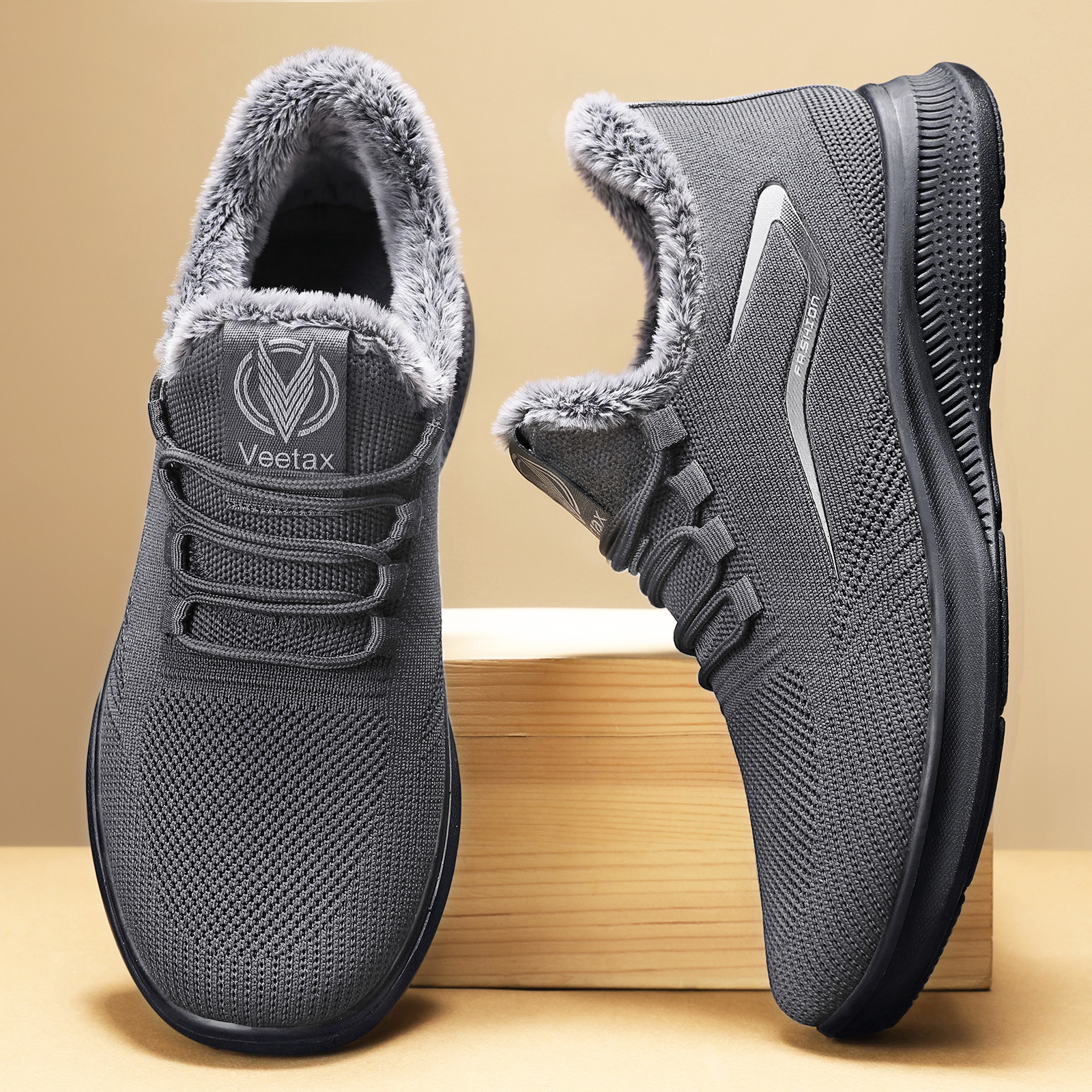 Zapatos de algodón de invierno para hombres de mediana edad, viejos zapatos de tela de Beijing para hombres, zapatos de terciopelo y calentamiento para hombres de edad avanzada image 5