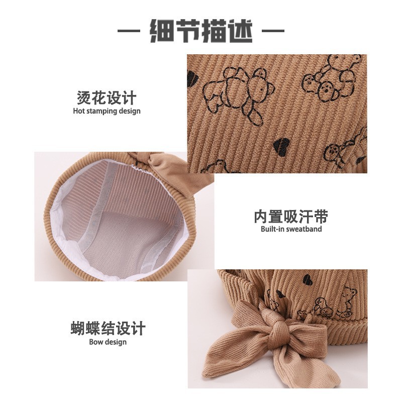 Sombreros para bebés primavera y otoño para bebés Sombreros para niños y niñas Sombreros piratas de otoño y invierno para bebés Sombreros de piel de melón