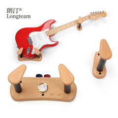 Lang Ting Creative Wooden Electric Guitar Slant Hanger Split Universal Bass Folk Classical Guitar Display Slant Hook