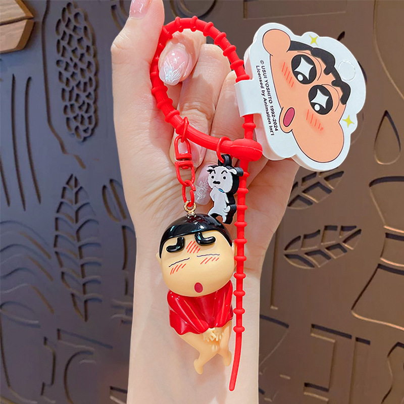本物のクレヨンしんちゃん恋人ビスケットシリーズキーホルダーかわいいバッグペンダント車のキーチェーンギフト卸売|undefined