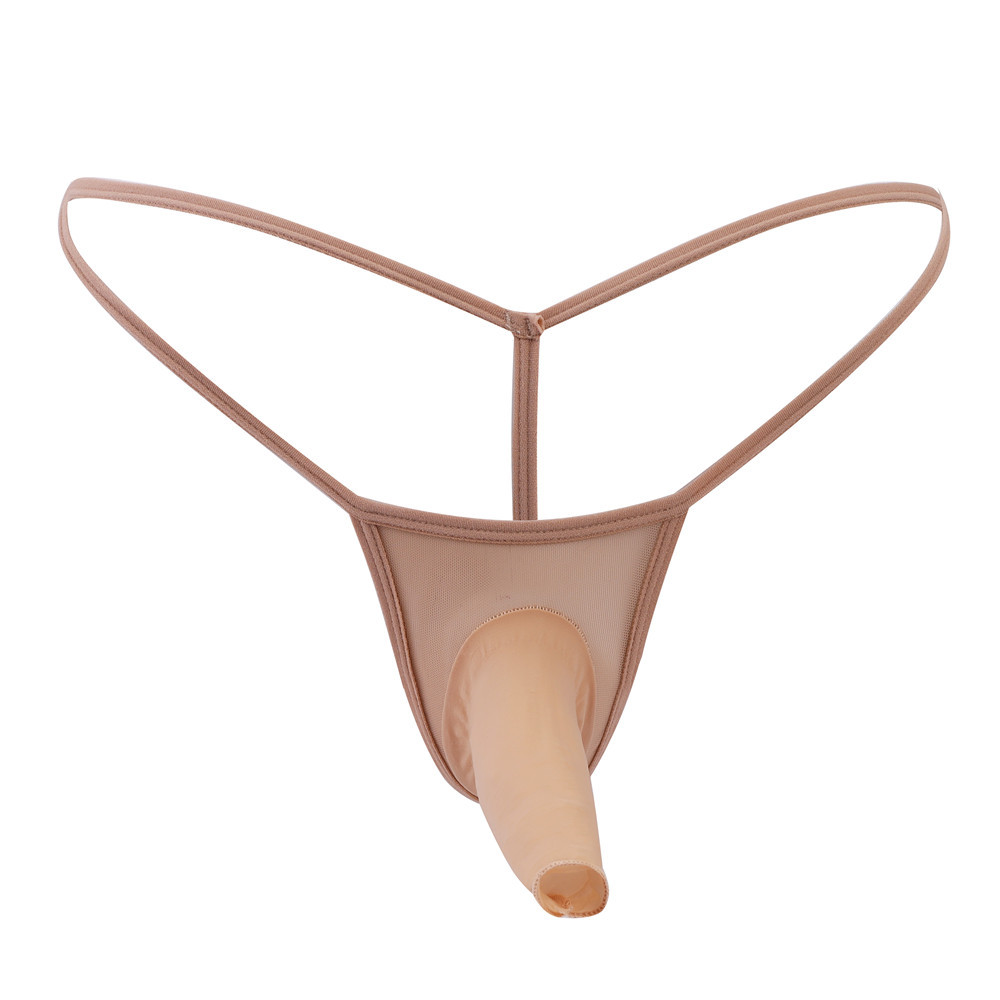 Vyriškos seksualios permatomos tinklelio stringų kelnaitės_voghion.com