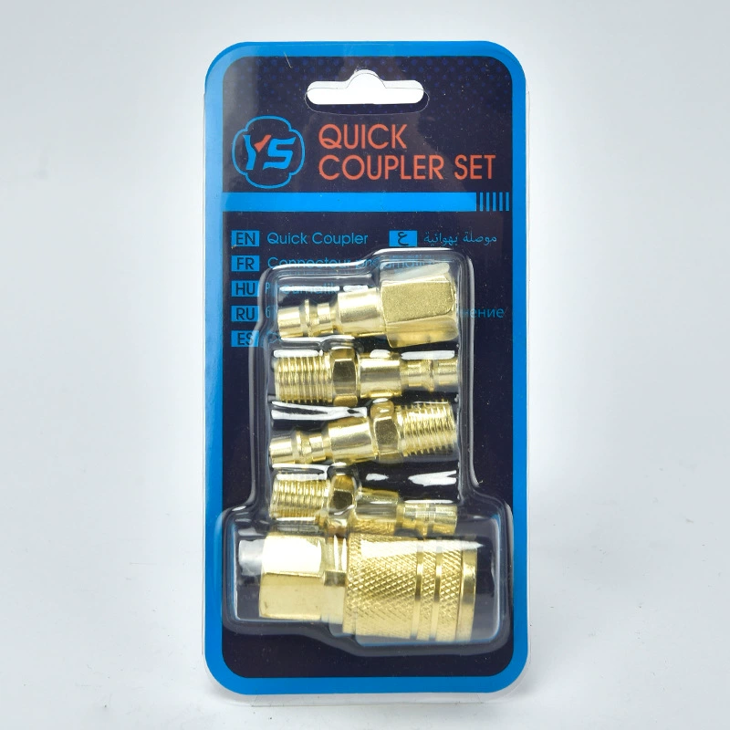 Американский быстроразъемный соединитель для воздушной трубы 5 шт. Костюм для европейского соединителя Внутренний и внешний провод с внутренней головкой, трансграничный специальный соединитель для труб