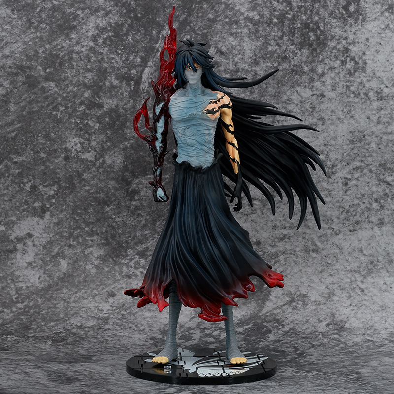 Anime Death Surrounding bleach Kurosaki Yitsuo Chopping the Moon One Model Boxed Hand-made Toys Wholesale