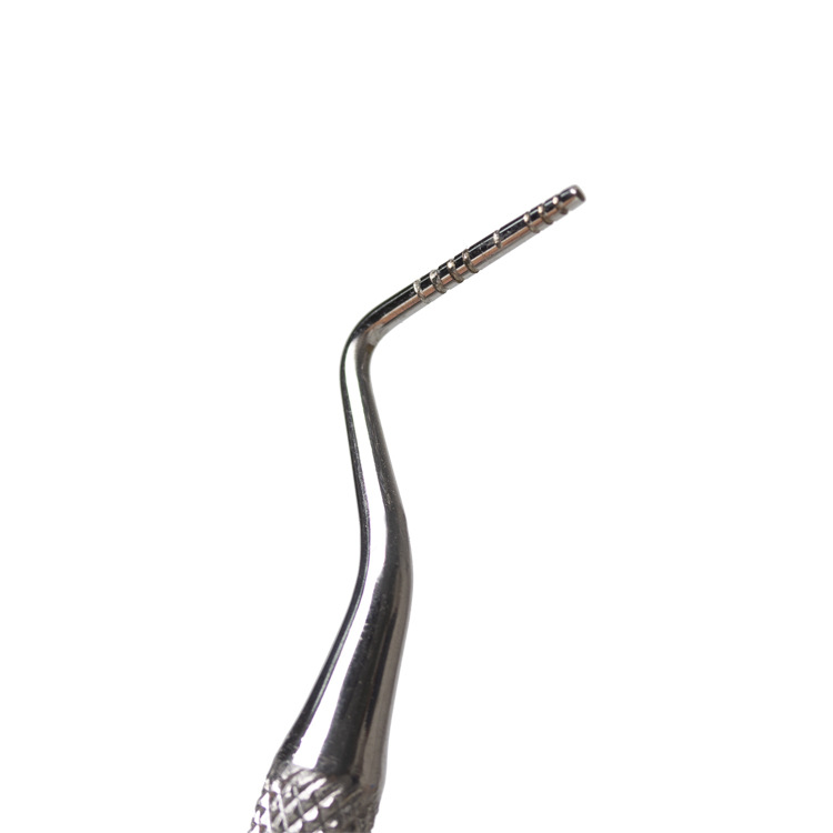 Sonda dental de acero inoxidable Material dental Sonda oral de doble cabeza de acero inoxidable Sonda de escala periodontal dental