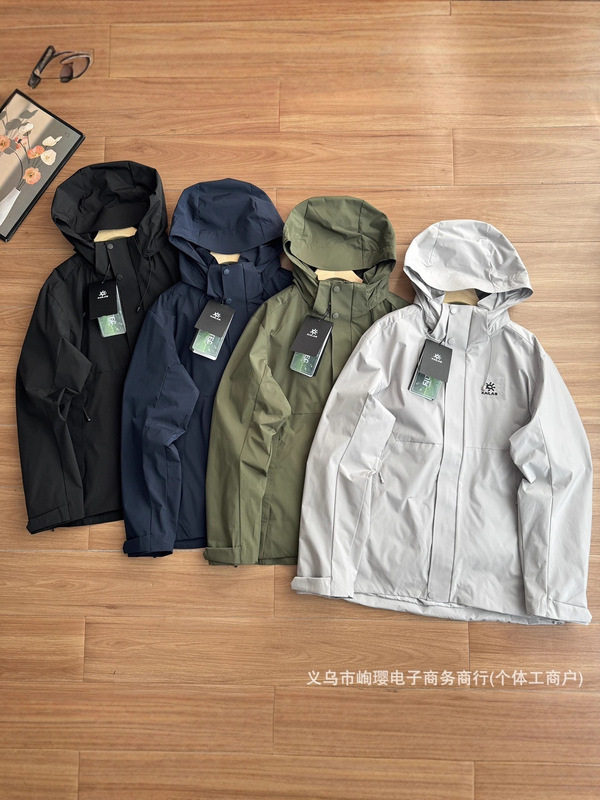 凯乐石男士户外徒步登山运动冲锋衣FLT防风防水夹克外套|undefined