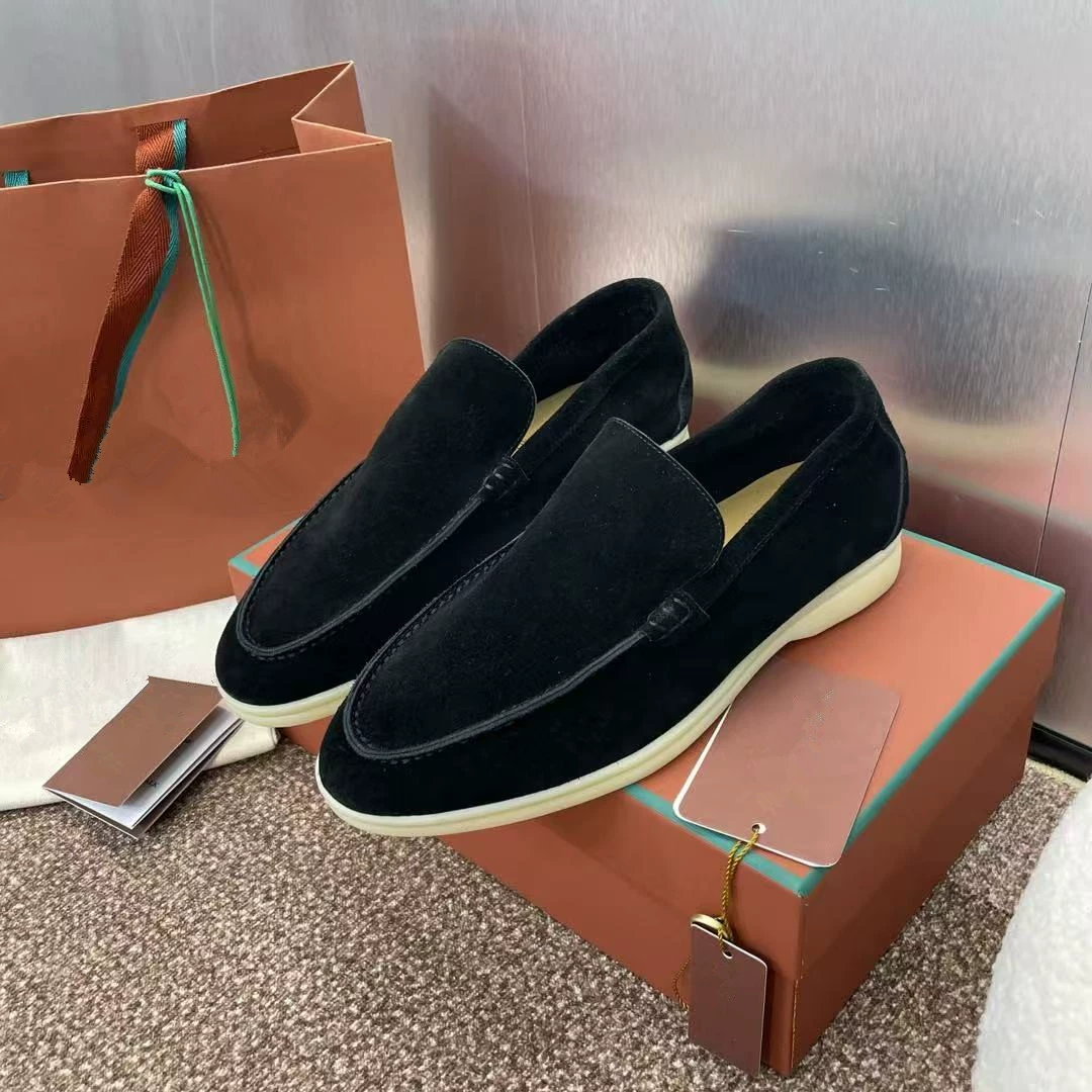 Loafers, genuine leather, high-end, soft sole, plus size