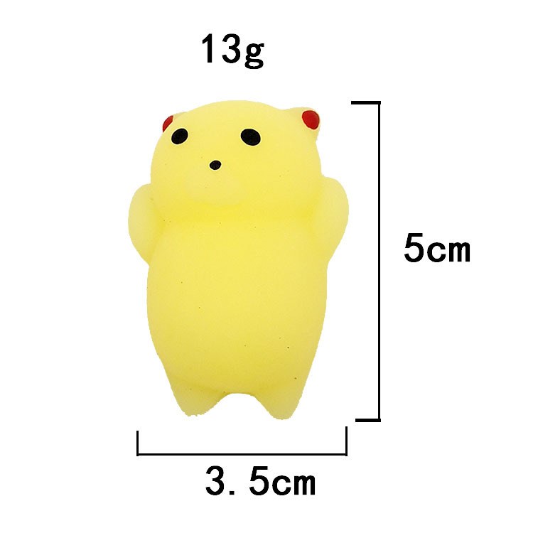 Tpr Doux En Plastique Mignon Pour Animaux De Compagnie Boulette De Décompression Jouet Mignon Vente Décompression Animal Mignon display picture 1