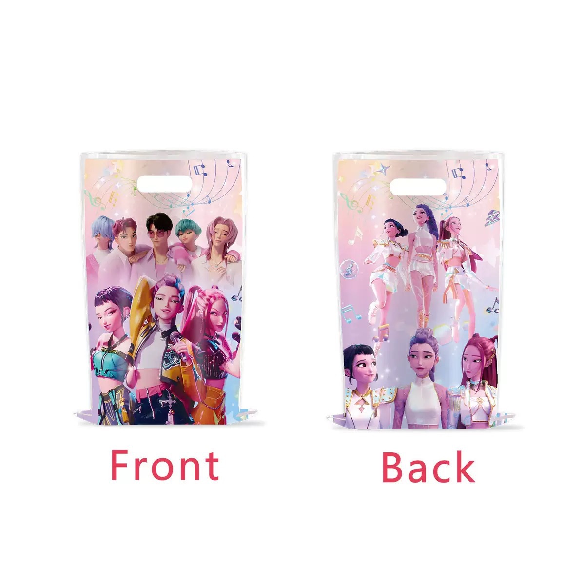 Fábrica directa bolsa de regalo de dibujos animados para niños fiesta de cumpleaños bolsa de regalo película perlada bolsa de regalo PE ahora