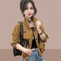 2025春季新款韩版宽松休闲百搭牛仔外套女设计感小众洋气减龄上衣