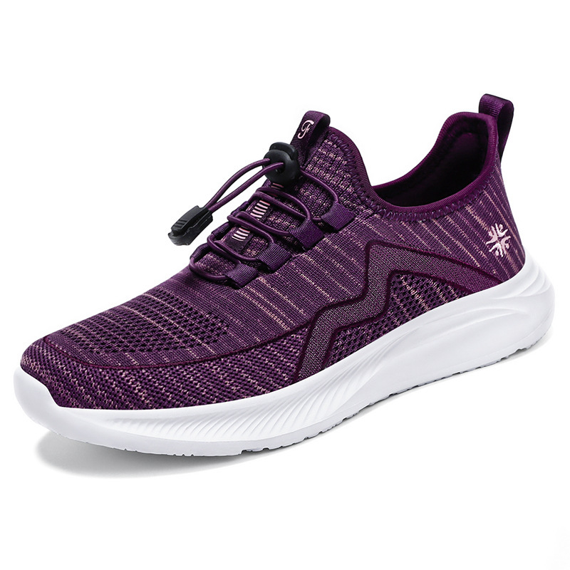 Zapatos de mujer zapatos de primavera zapatos deportivos con suela suave ligera zapatos casuales cómodos zapatos de madres de mediana edad zapatos de moda versátiles zapatos individuales
