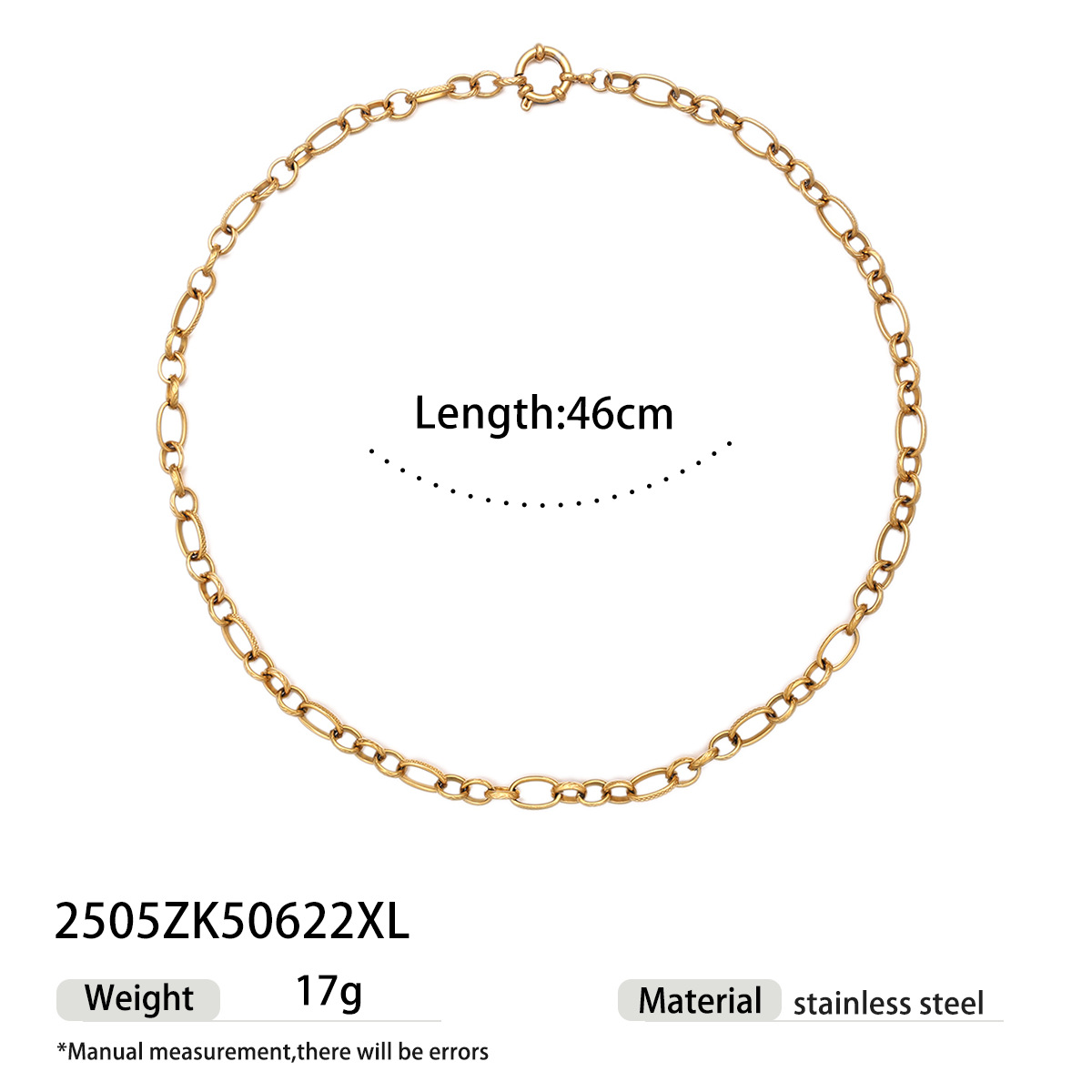 Tena collar de acero inoxidable europeo y americano, cadena femenina que no se desvanece, cadena cubana, concha, estrella de mar, collar de sol, tendencia salvaje