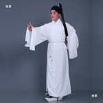 素员外戏装道袍戏曲戏服京剧女越剧出租小生许仙老生老旦囚衣书生