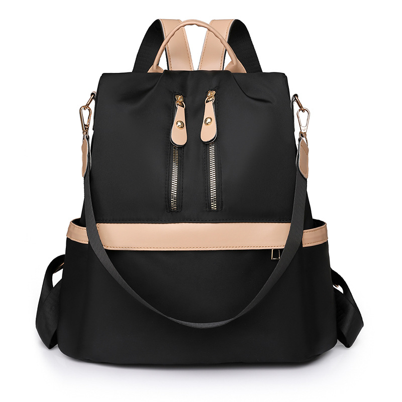 Sensación premium 2024 nuevas señoras mochila antirrobo moda doble cremallera ligera mochila de viaje multifuncional al por mayor