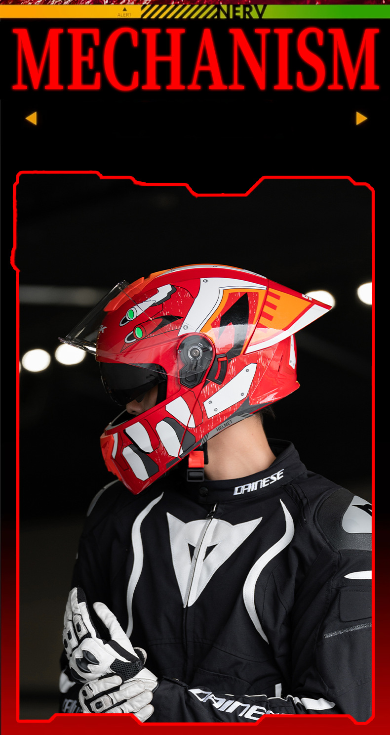 3C/DOT Motorcycle Open-Face Helmet for Women, Warm Winter Full-Face Helmet, Motorcycle Helmet for Men, All-Season Safety Helmet