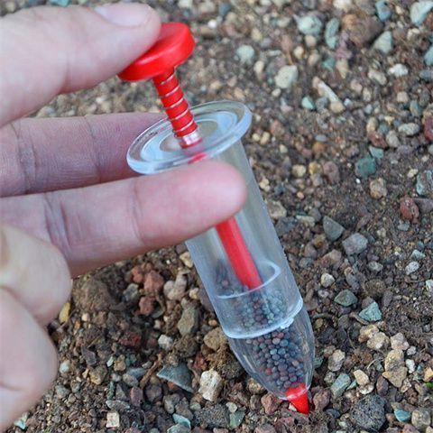 手動針管カートリッジ苗播種ツール家庭用野菜と花の園芸苗穴トレイ小さなツール|undefined