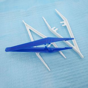 Flat-Head Tweezers for Children's Sensory Integration Fine Motor Skills Training Emergency First Aid Kit Accessories DIY Plastic Storage Sensory Integration Training