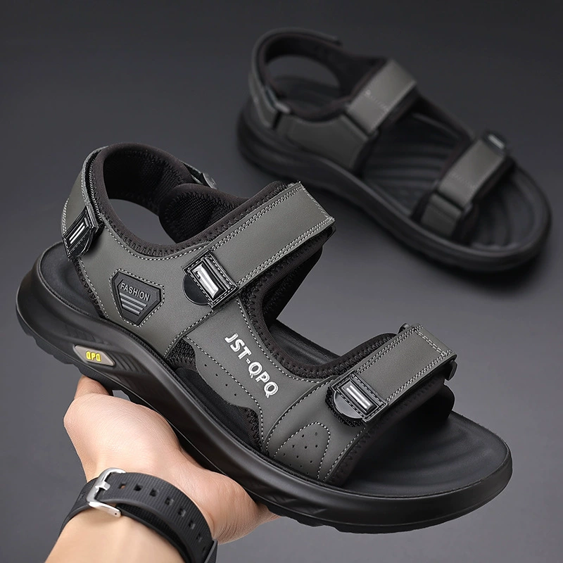 Мужская обувь, новые летние сандалии, уличная пляжная обувь, повседневные модные молодежные сандалии, Прямая доставка 80582