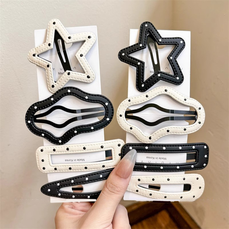 Nube estrellas clip de cabello para mujeres 2025 nuevo lado sin marcas de buceo clip de cabello trasero de la cabeza finalizando clip de cabello tocado