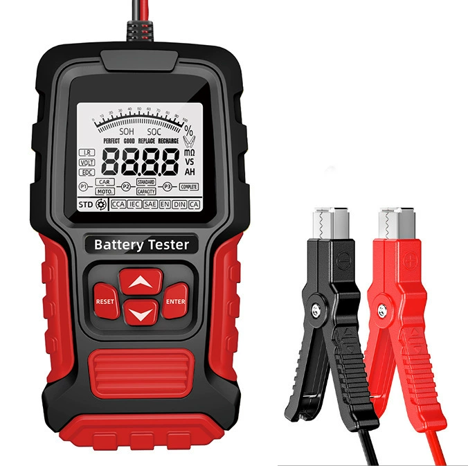 E-FAST Интеллектуальный тестер батареи с цифровым дисплеем Параметры 12 В/24 В Тестер внутреннего сопротивления автомобильной батареи