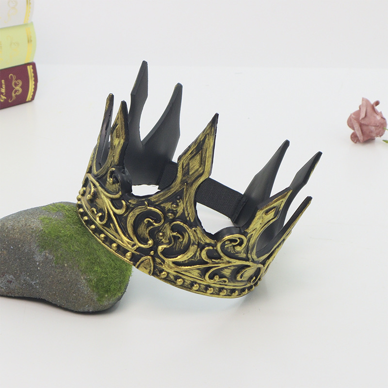 Amazon venta caliente correa de pelo espuma corona maquillaje fiesta de baile corona disfraz escenario espectáculo accesorios de disfraz