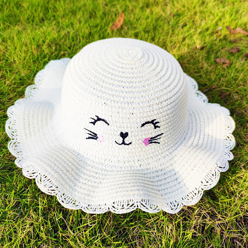 Summer Girls Small Bag 2025 New Trendy Woven Straw Bag Cute Children's Mini Coin Crossbody Bag Wholesale