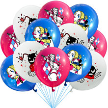 蝙蝠侠漫画Harley Quinn小丑女漫威生日派对装饰气球party用品