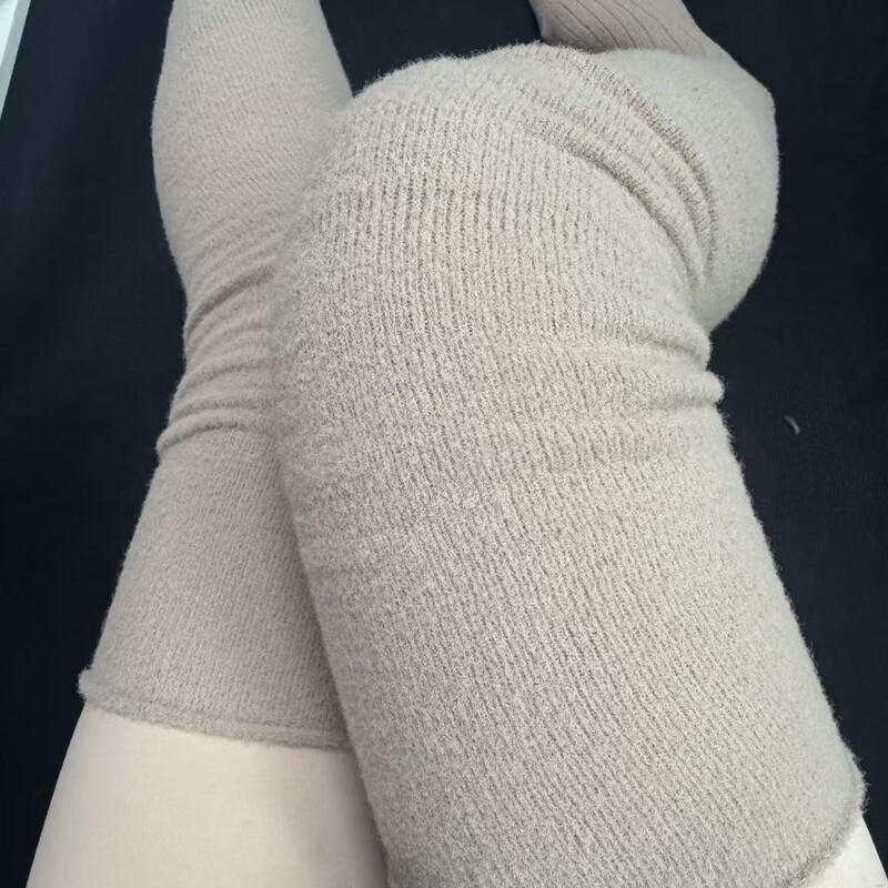 Piled boots over the knee socks women's socks pure white stockings high jk thigh thick stitching stockings lengthened Piled boots over the knee socks women's socks pure white stockings high jk thigh thick stitching stockings lengthened