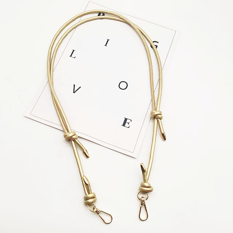 Gold shoulder strap gold plate hook