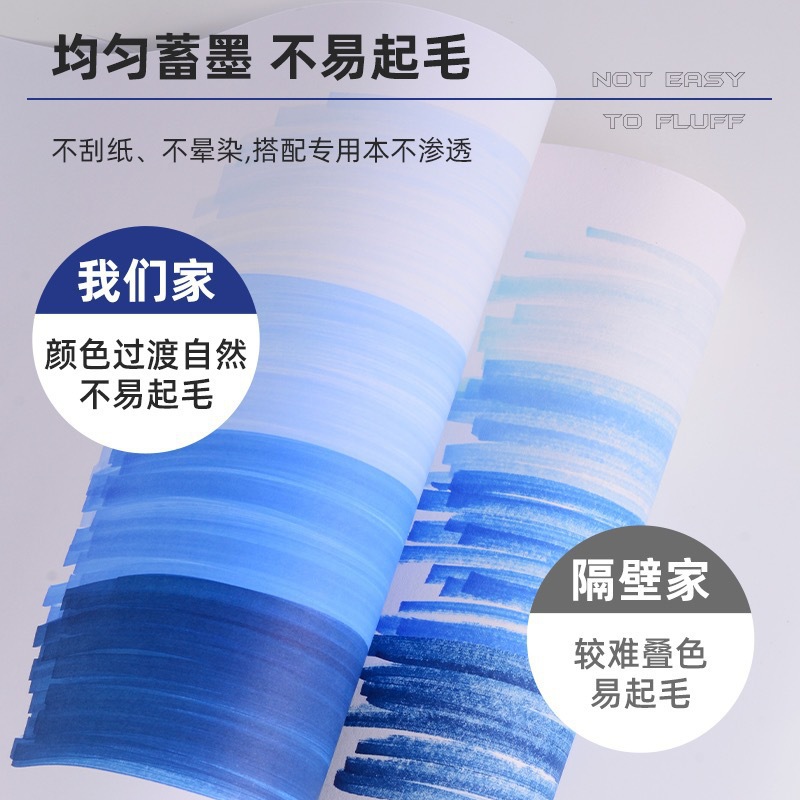 STASTA3203 alcohol aceite de doble cabeza dibujo a mano diseño de pintura marcador de arte un solo pincel graffiti