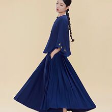 生花套装新中式古典葫芦改良舞蹈服款民国风旗袍风新款中国马面裙