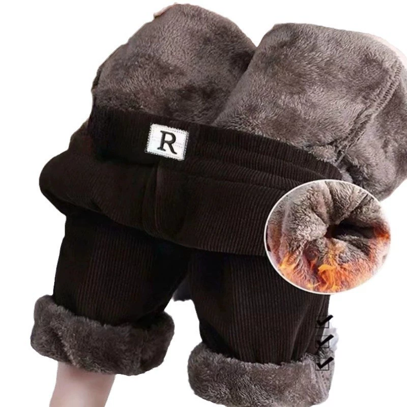 Теплые брюки для мамы, свободный крой, Oversize