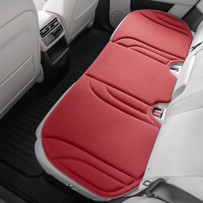Four Seasons Pad: seat cushion, warm in winter - one-piece-molding-rear-single-piece-volcanic-red-one-piece