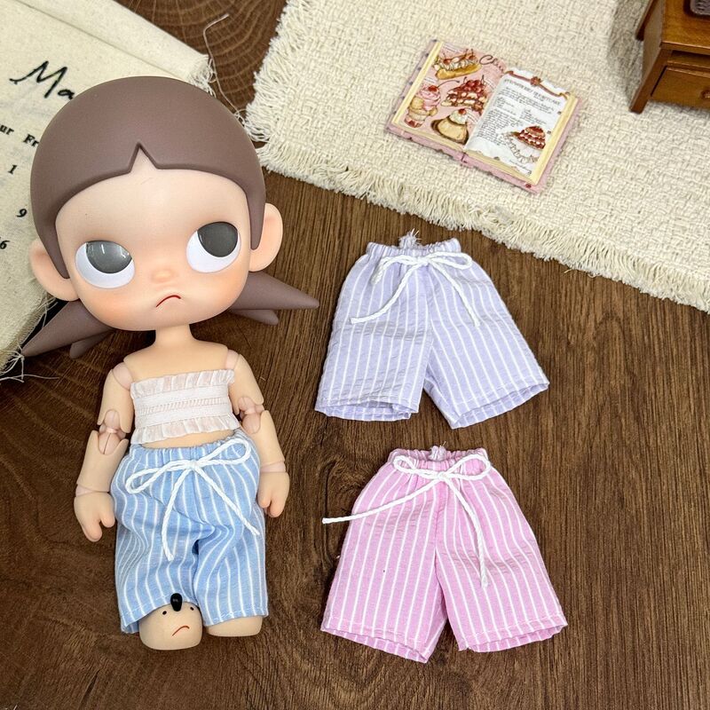 Zsiga Thin Casual Striped Wide-Leg Pants 24cm Potato Doll Pants Bjd 1/8 Doll Clothes Zsiga Thin Casual Striped Wide-Leg Pants 24cm Potato Doll Pants Bjd 1/8 Doll Clothes
