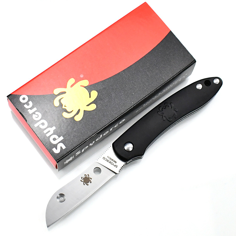 蜘蛛C189工厂直供货源无锁便携口袋小刀随身水果刀锋利露营折叠刀
