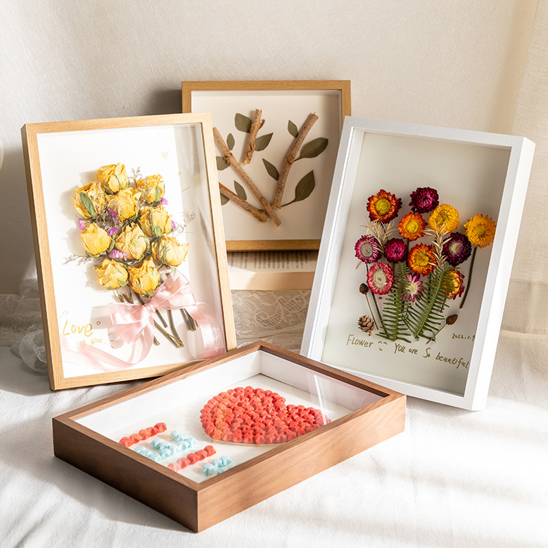 Three-Dimensional Hollow Light Painting Photo Frame 5cm Table Dried Flower Specimen Immortal Flower Decoration DIY 7816inch Picture Frame Ornaments Three-Dimensional Hollow Light Painting Photo Frame 5cm Table Dried Flower Specimen Immortal Flower Decoration DIY 7816inch Picture Frame Ornaments