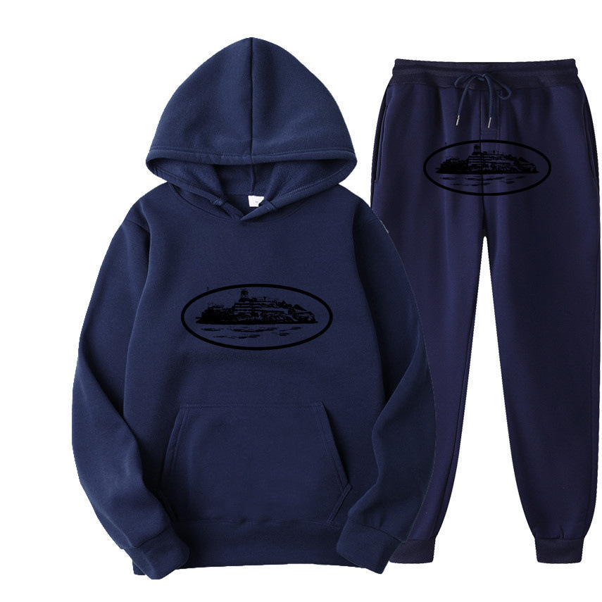 Corteiz Trendy Street Suéter suelto Traje de moda Hip Hop Skate Suéter casual Traje de primavera y otoño para hombre