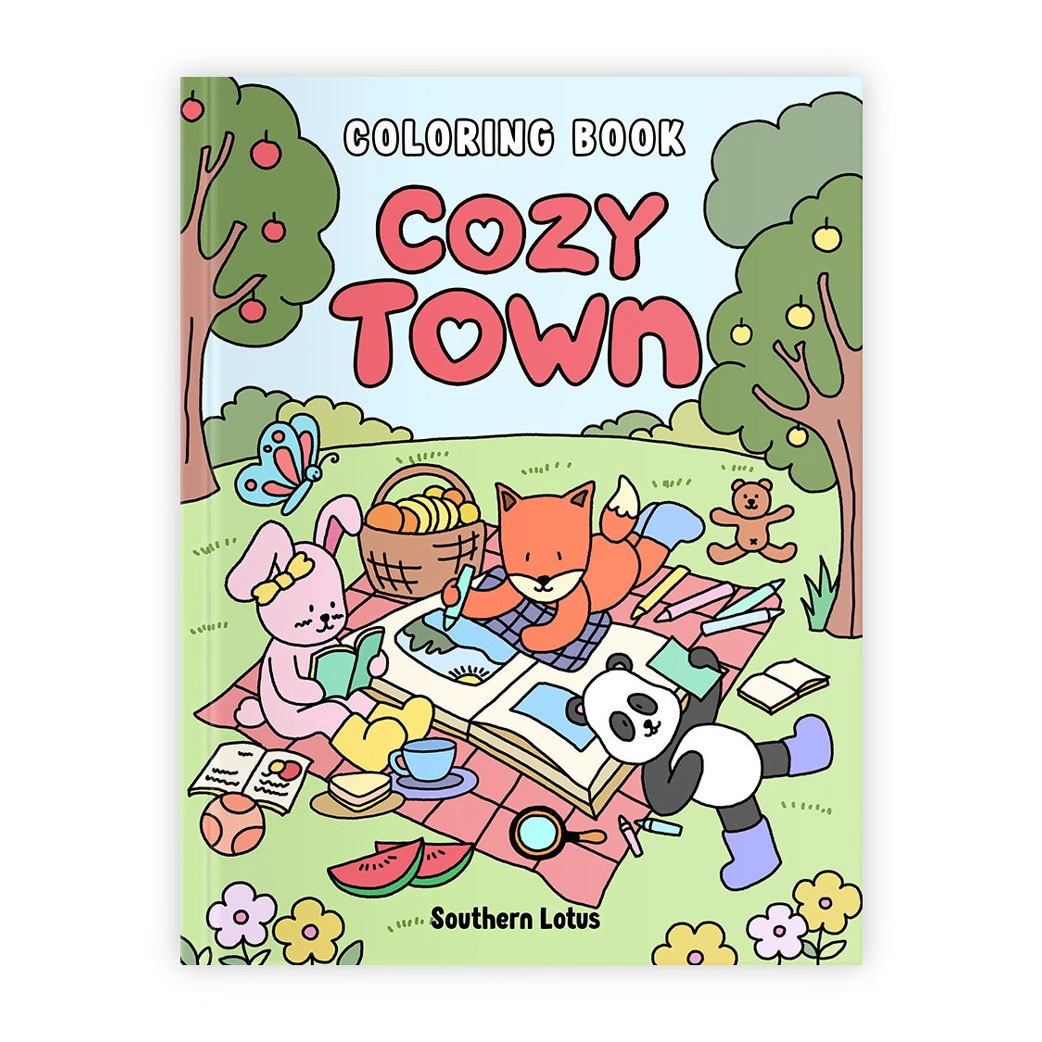 Libros para Colorear de la Serie Navidad y Año Nuevo Más Vendidos, Libros para Colorear de la Serie de Animales de Dibujos Animados para Planificador Diario
