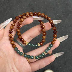 新しい中国風の重ね付けダブルサークルブレスレット、ファッショナブルな2色デザイン、妖精の必需品、シンプルで多用途なブレスレット