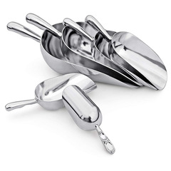 Aluminum alloy tea scoop, ice scoop, flour scoop, rice scoop, ingredient scoop, coffee scoop, dry fruit scoop, popcorn scoop