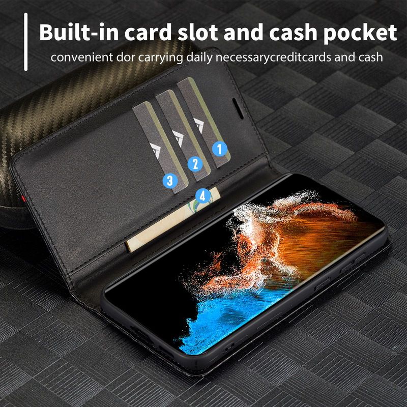 サムスンs23携帯ケースs23plus炭素繊維携帯電話カバーs23カードカバーs23plusケースに適用|undefined