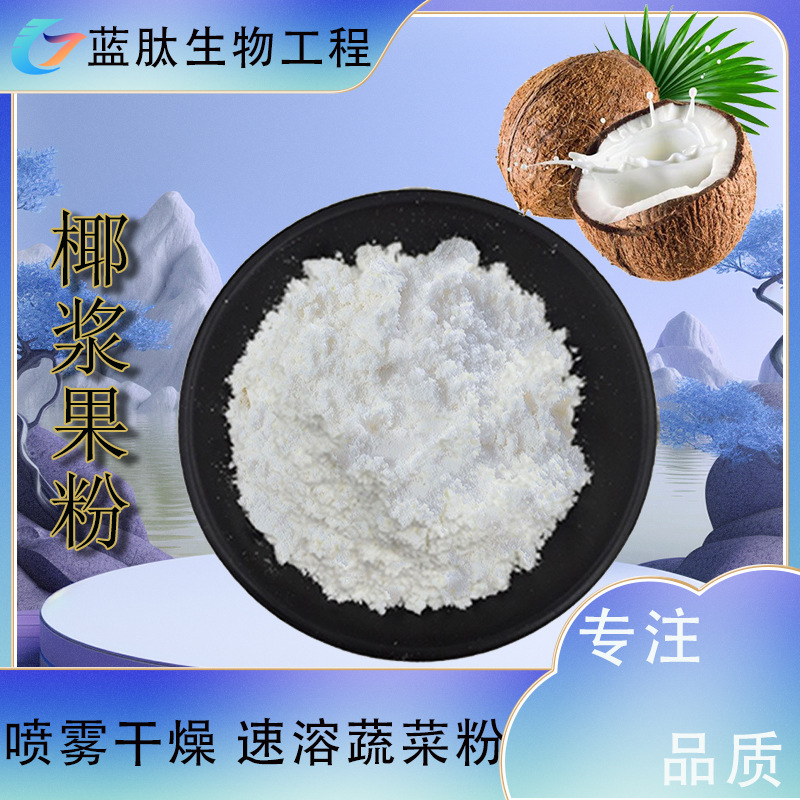 椰浆果粉厂家直供固体饮料烘焙压片糖果代餐粉食品级原料椰浆果粉