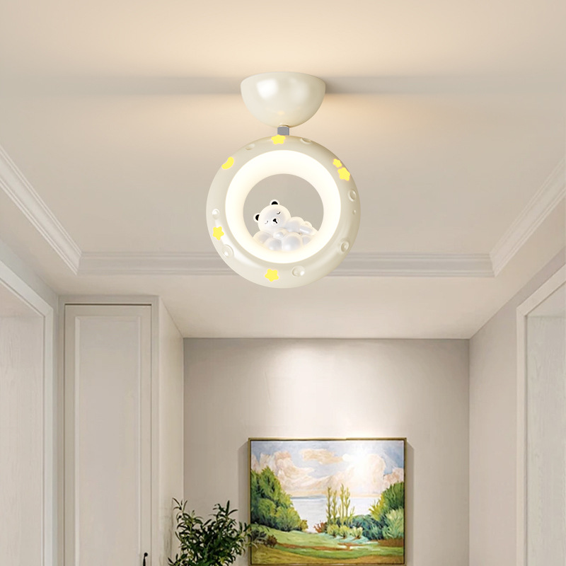 Cream ceiling light