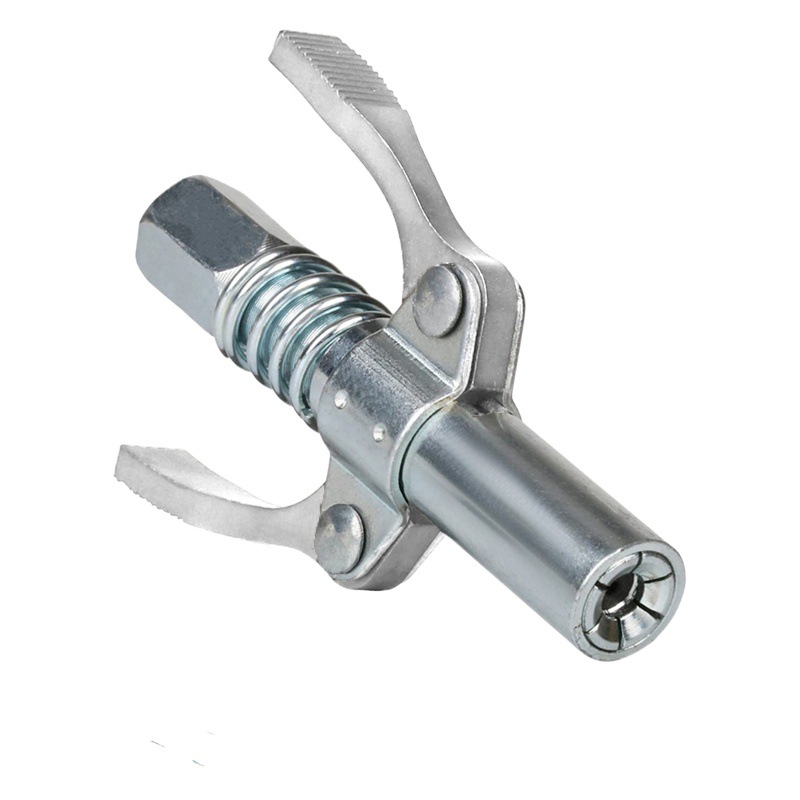 Nuevo engranaje boquilla de inyección de aceite boquilla de pistola de grasa de alta presión sola manija doble mango Alicates de bloqueo pistola de grasa de cabeza plana envío gratis