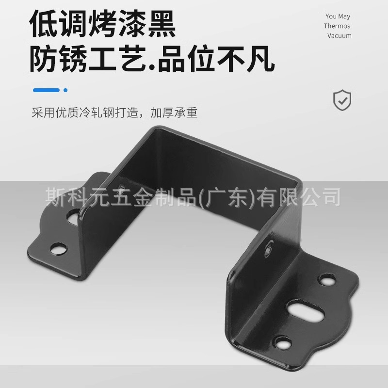 厚みのあるベッドサポート、ベッド吊りバックル、ベッドフック、ベッドクローズドヒンジ、鉄製ベッドコーナーコード、無垢材ベッドビームサポート、固定金具|undefined