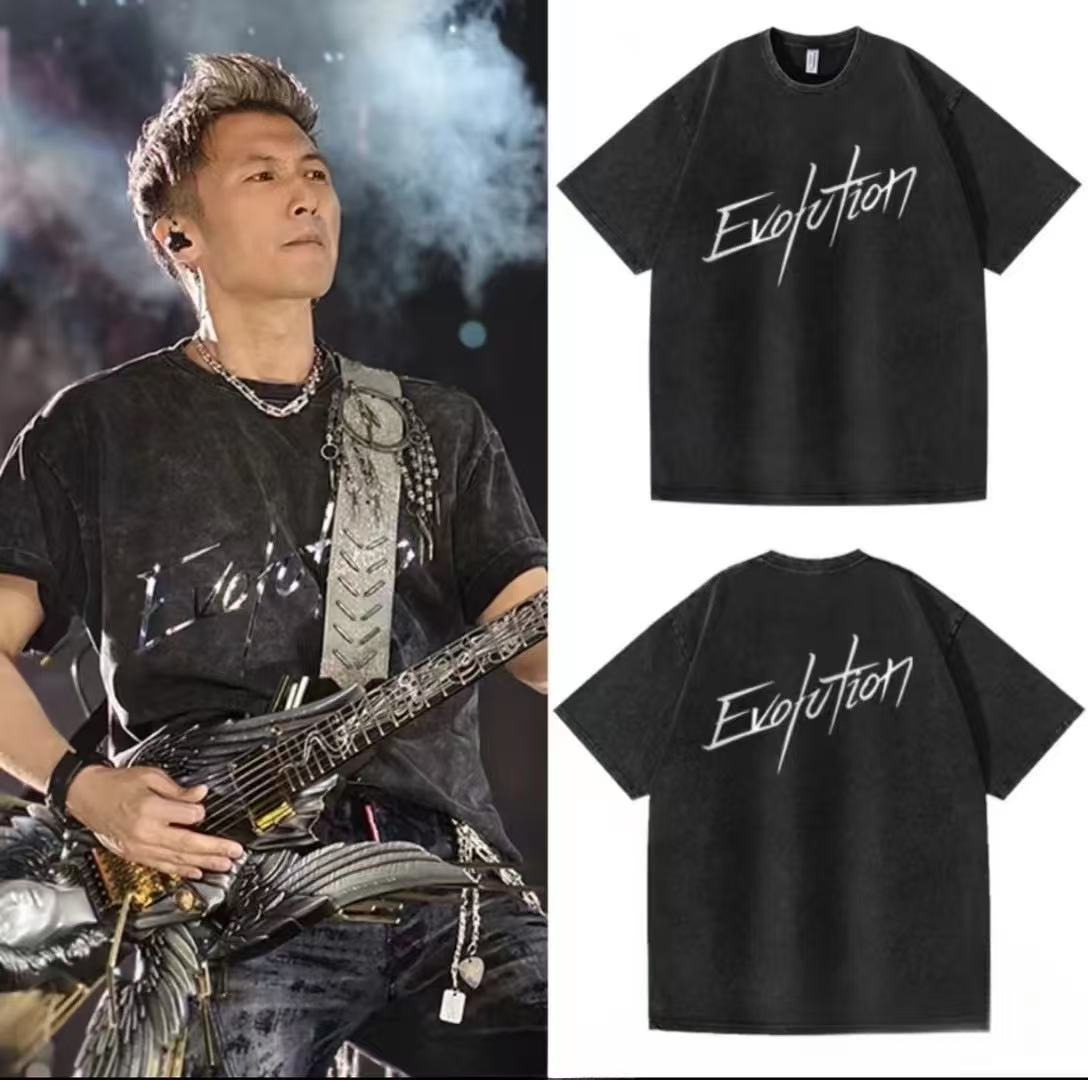 Estrellas pesadas y desgastadas camisetas de mangas cortas de impresión reflectante masculina marca de moda de tamaño grande retro lavado con agua hacer camisetas viejas