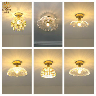 Aisle Light Simple Entrance Entrance Light Scandinavian Balcony Corridor Cloakroom Bedroom Japanese Glass Ceiling Light