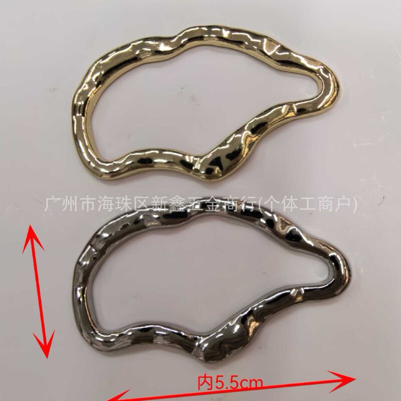 新款欧美时尚金属合金异形日字扣泳装环扣服装饰品现货供应|undefined