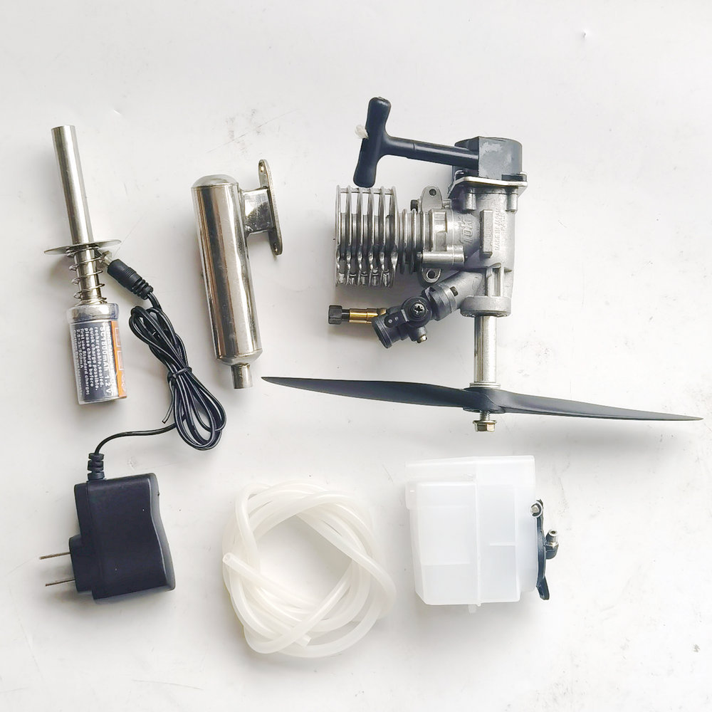 15级油动固定翼发动机航模发动机油动飞机引擎配排气加长轴桨