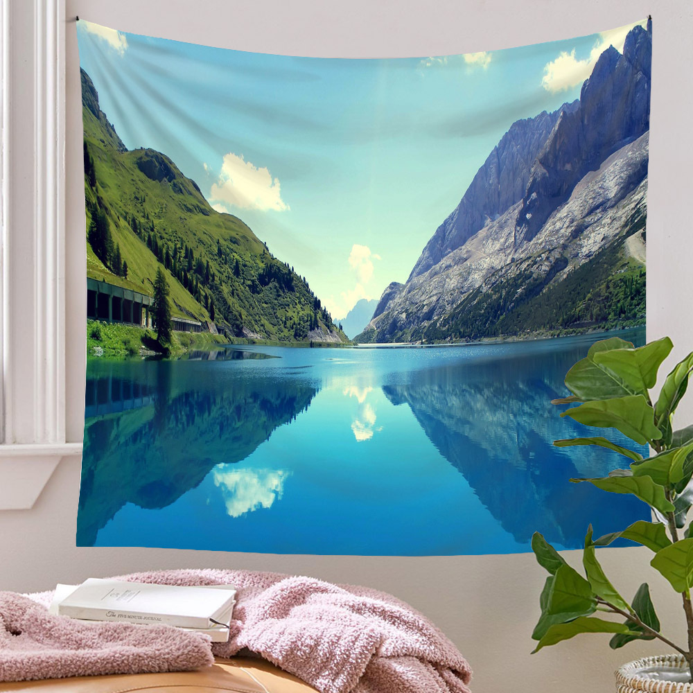 Bohemian Scenery Painting Wall Decoration Cloth Tapestry Wholesale Nihaojewelry display picture 133